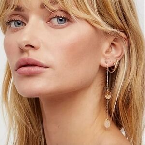 Free People Marida Double Disc Earrings